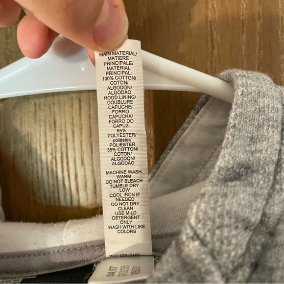 Adidas Gray Heather Gray Hoodie Size Medium - Picture 8 of 8